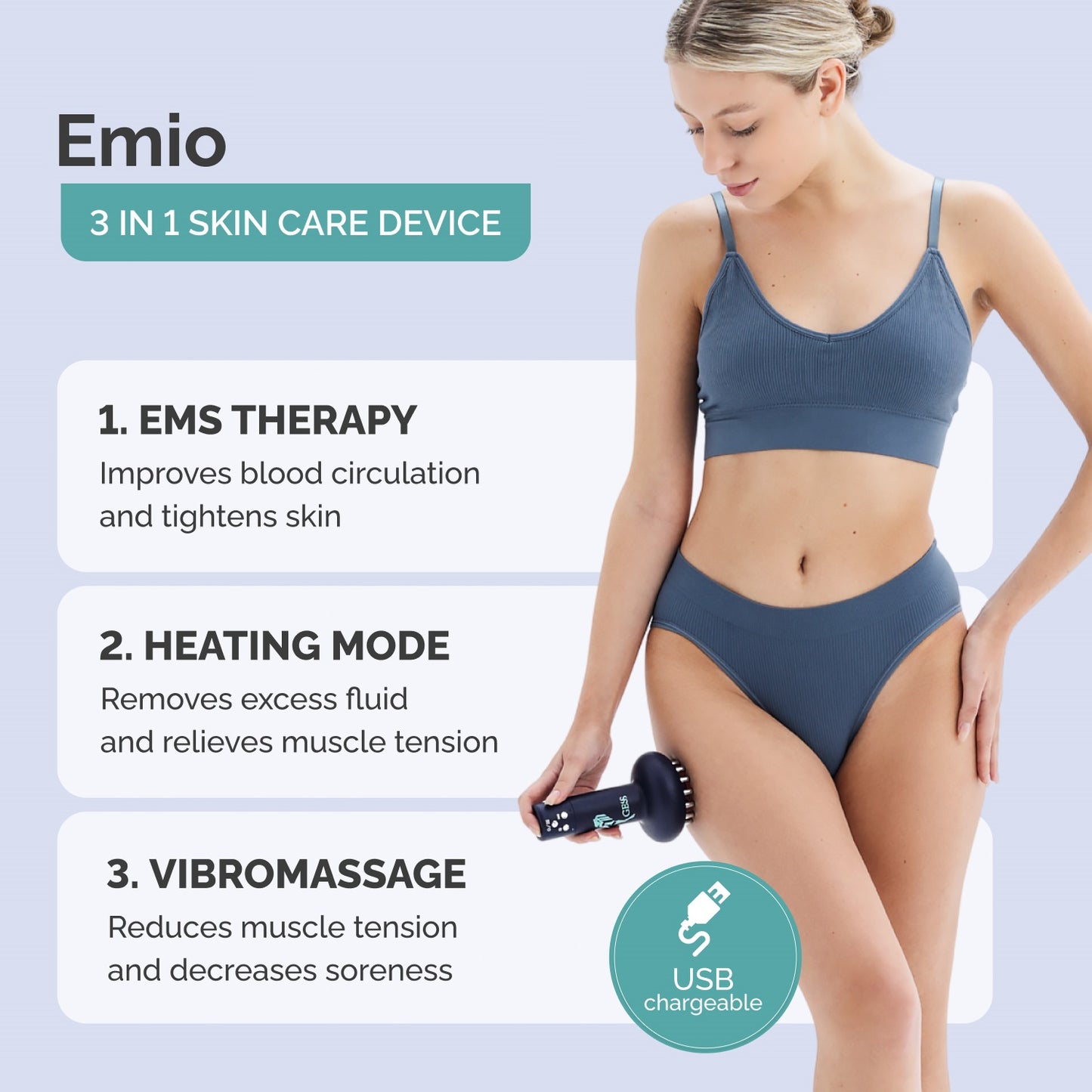 EMS EMIO FatBurn Body Sculpting massaažiseade
