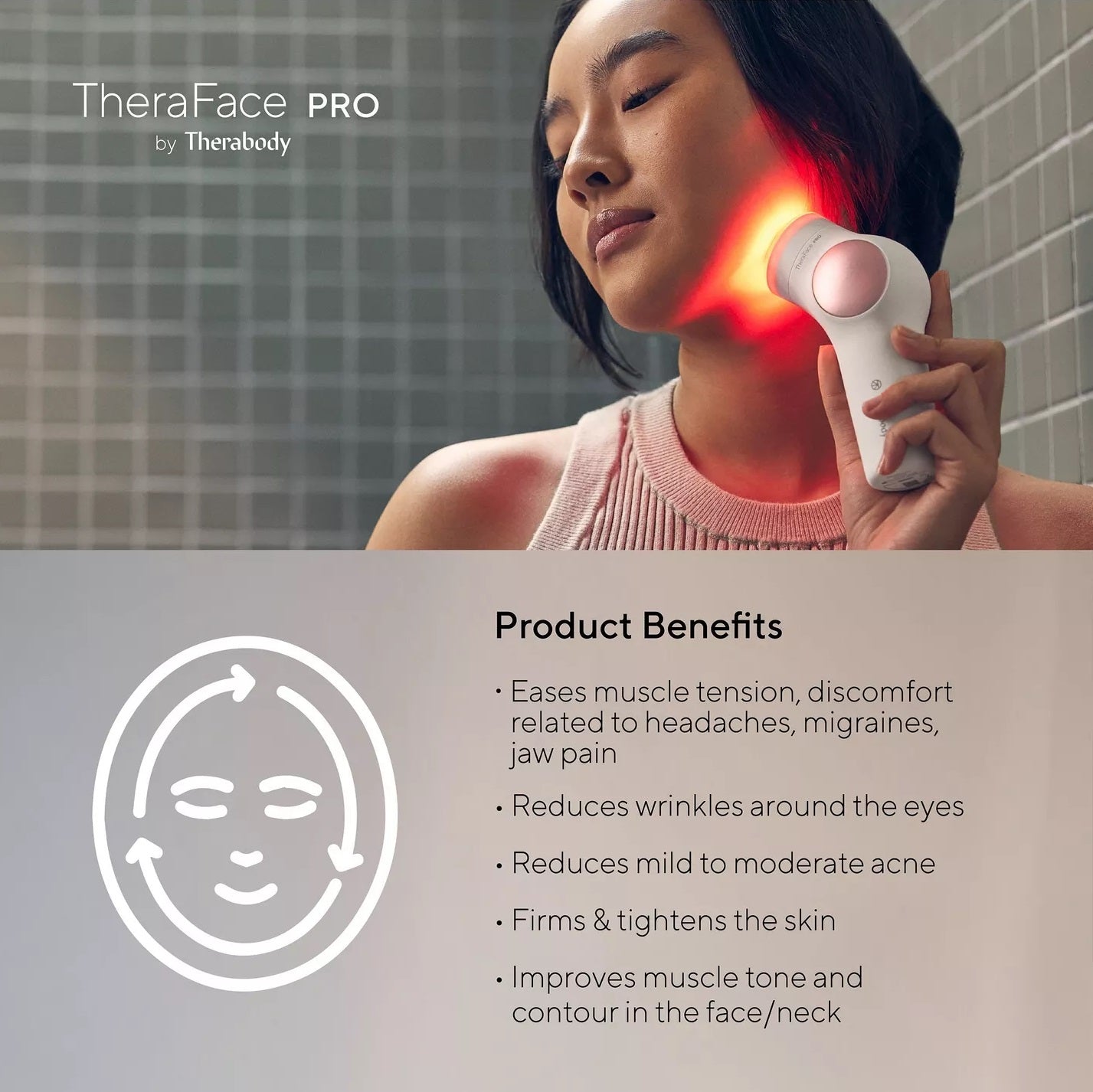 Theraface Pro Mikrovoolu & Infrapuna 8-in-1 Seade
