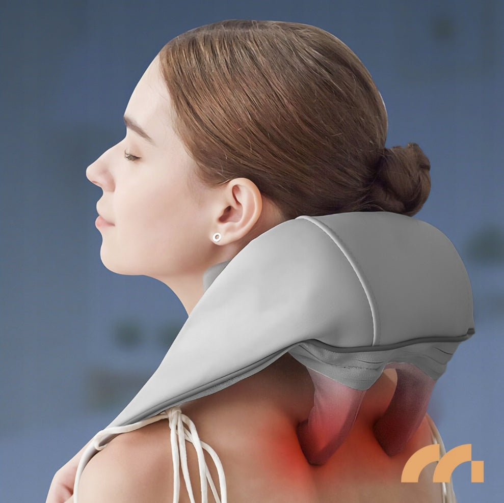 Juhtmevaba Shiatsu kaela selja turja salli-tüüpi 6D massöör akuga