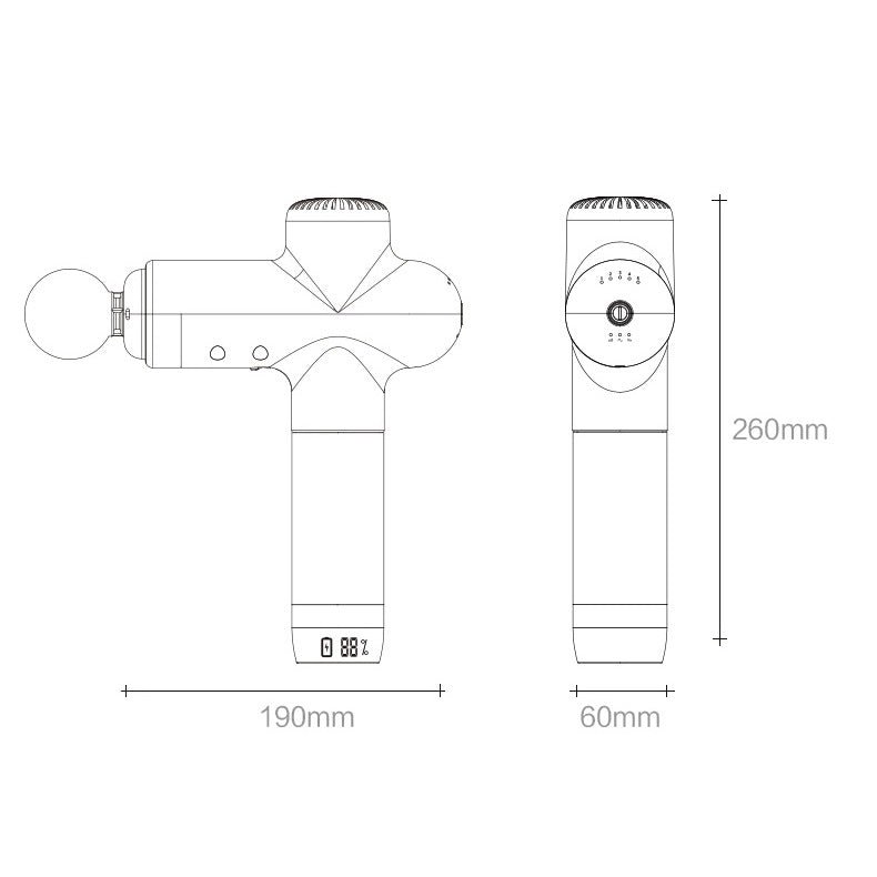 Booster LS Lightsaber Smart-Hit AI Pro massaažipüstol