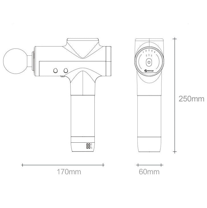 Massaažipüstol Booster Pro Fitness Smart Gun M2-12V