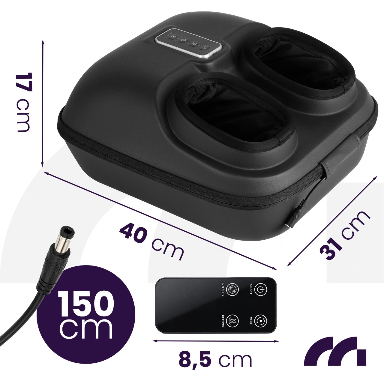 Jalgade massöör MAL Graphite FForce massaažiseade