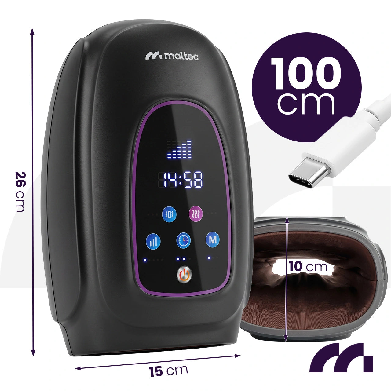 Käelaba masseerija akuga Smart Pulse massager