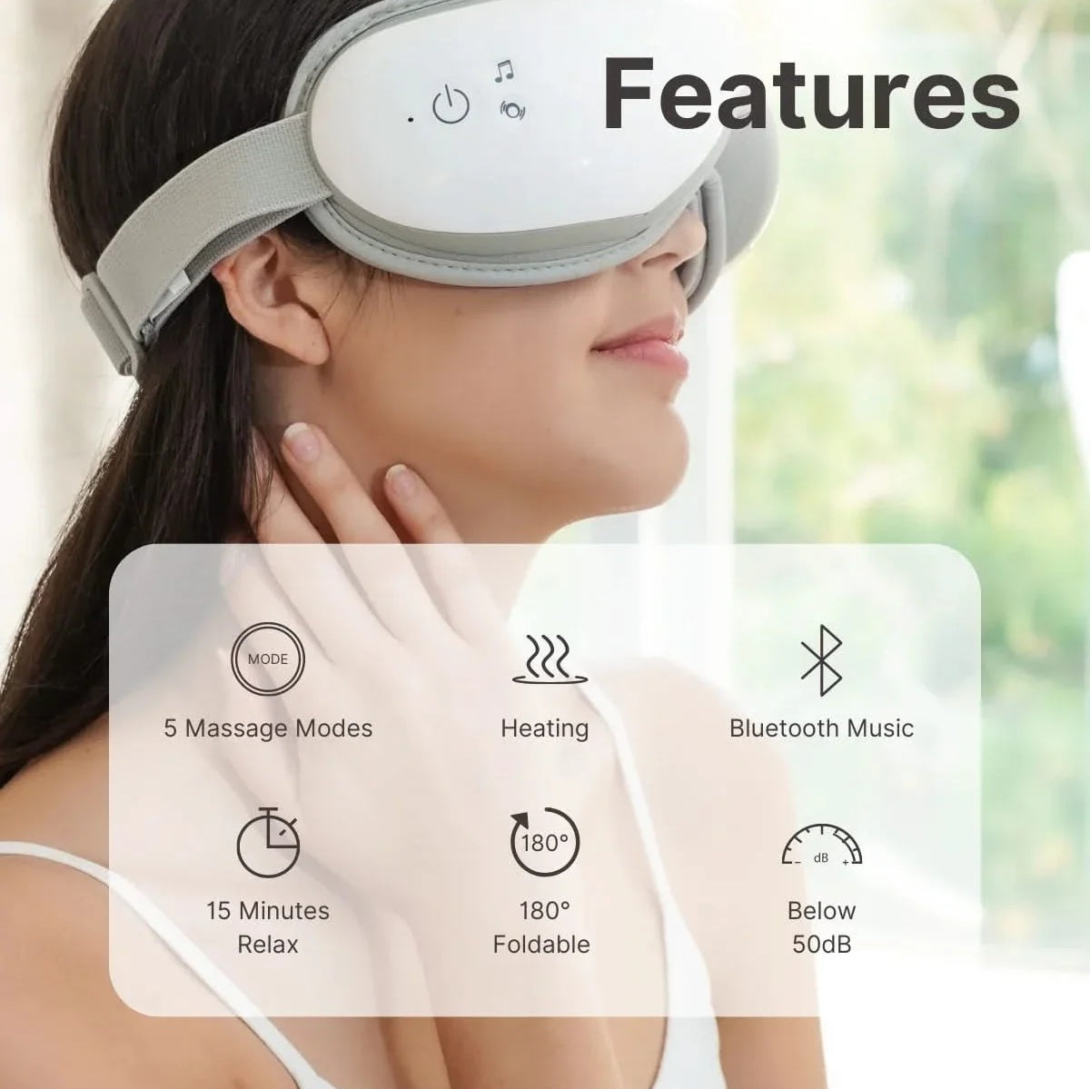 Silmaümbruse massaaži prillid Eyeris1 Eye Massager