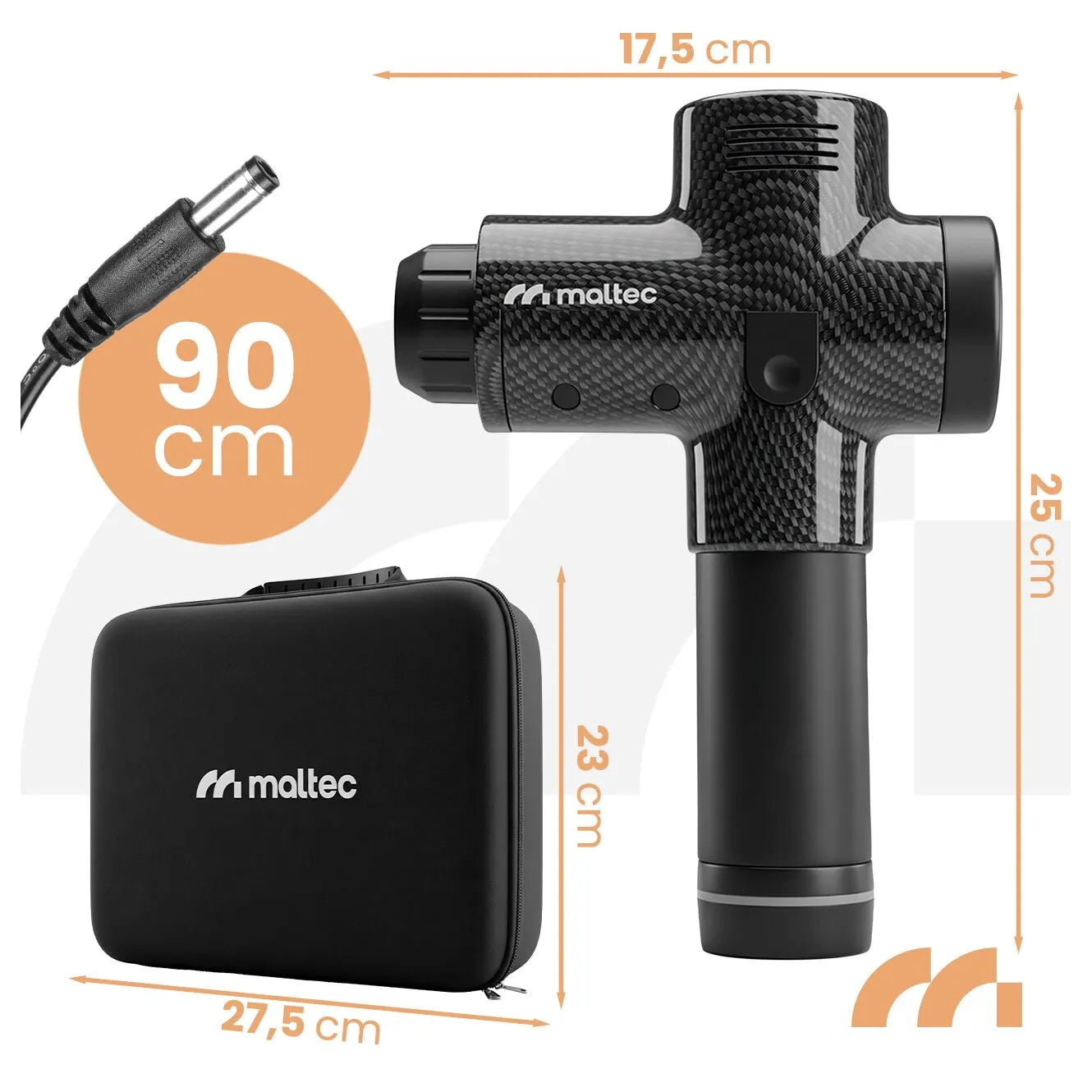 Massaazipüstol S9 MAL Carbon
