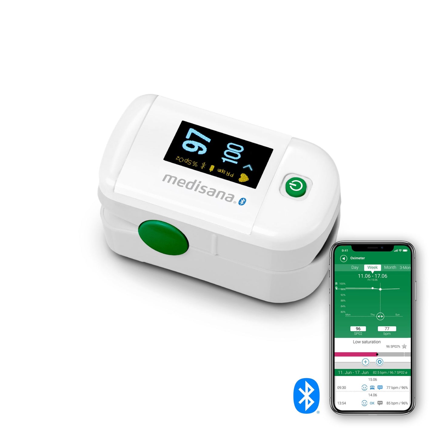 Medisana PM 100 pulssoksümeeter