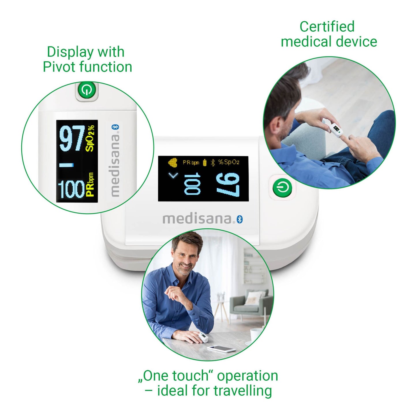 Medisana PM 100 pulssoksümeeter