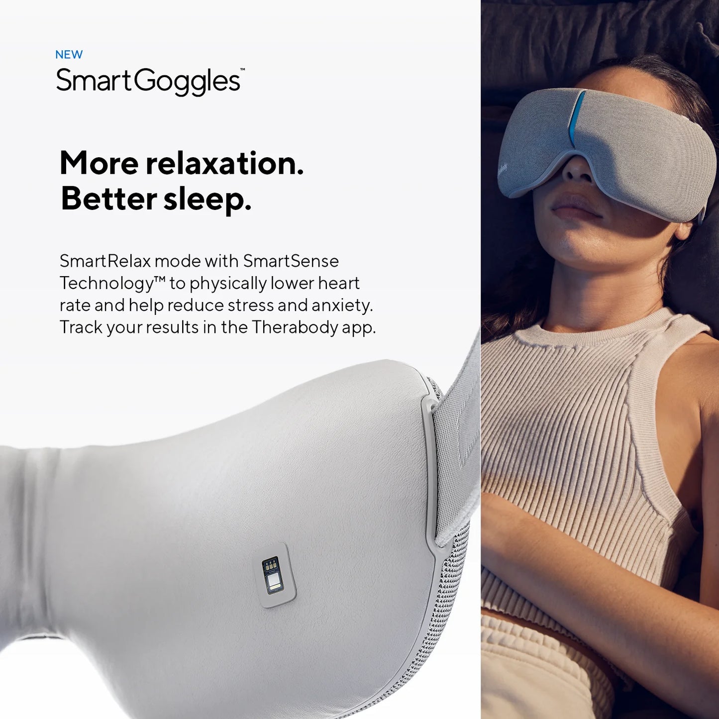 Silmade Massaaži Prillid Therabody Smart Goggles