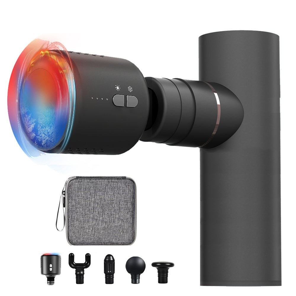 Compact Mini massaažipüstol soe-külm otsikuga