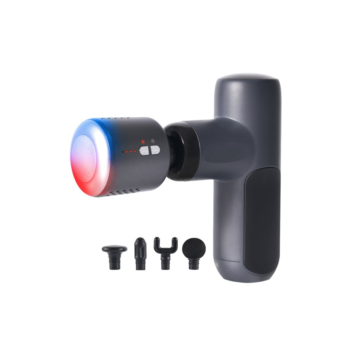 Compact Mini massaažipüstol soe-külm otsikuga