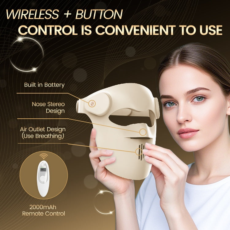 Punase valguse LED mask IR teraapiaks näole