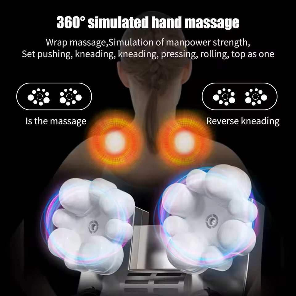 Shiatsu kaela selja turja soojendav salli tüüpi massöör F5