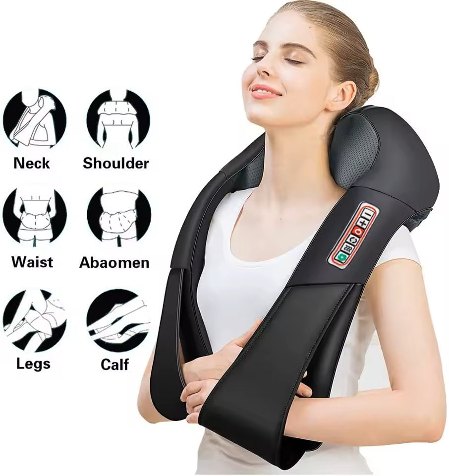 Shiatsu kaela selja turja soojendav salli tüüpi massöör F5