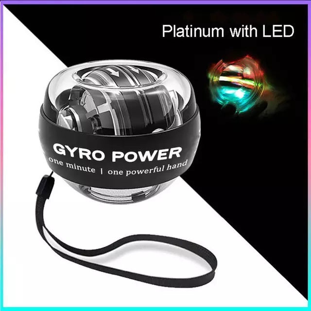 Güro-pall kera käe- ja randmetrenniks LED Gyro Ball Arm Exerciser